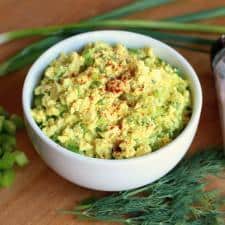vegan tofu egg salad