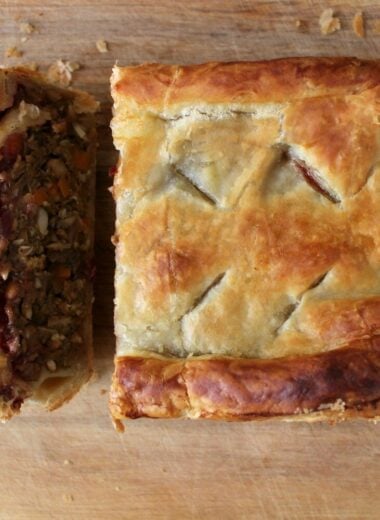 vegan lentil wellington