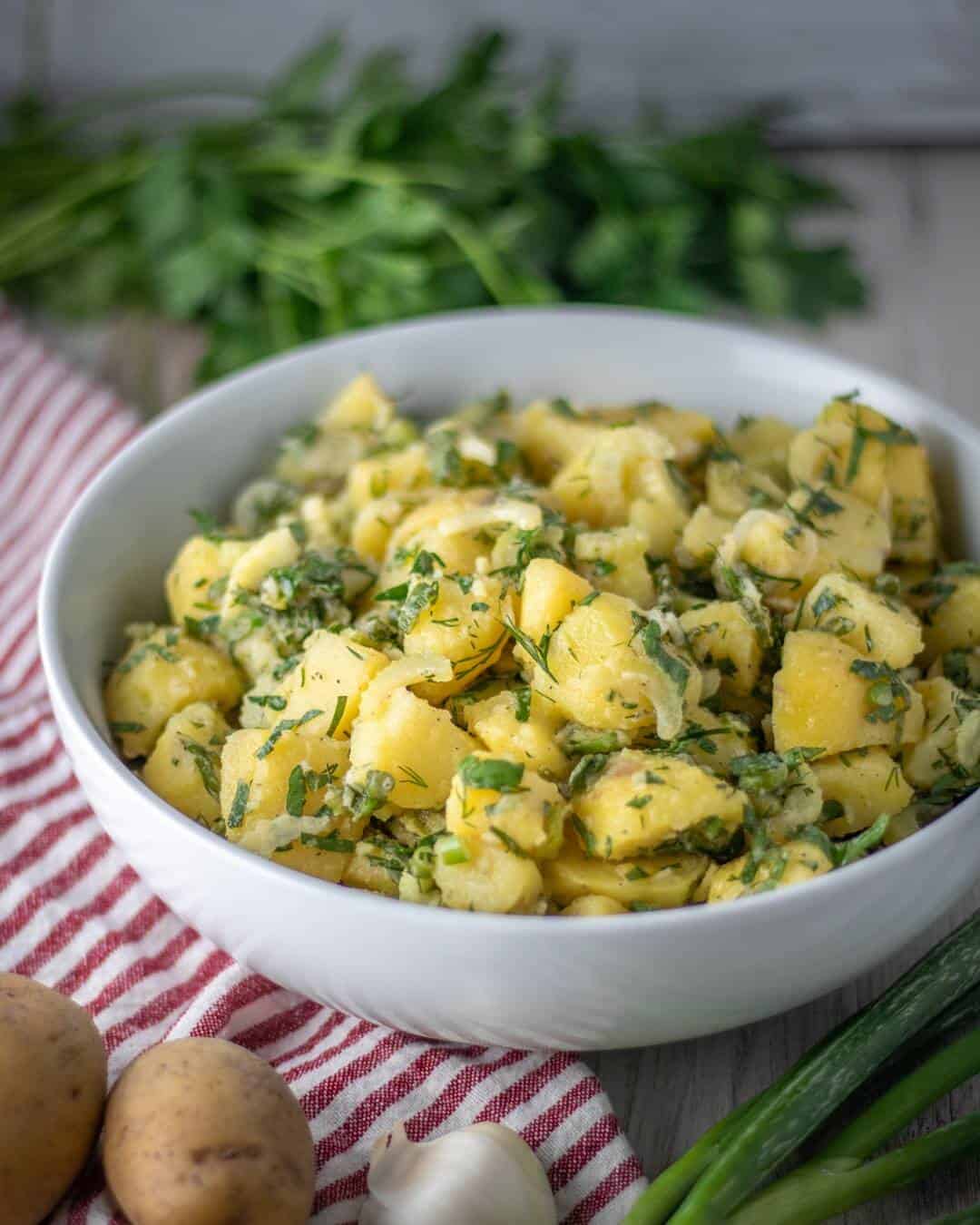 Vegan No-Mayo Potato Salad