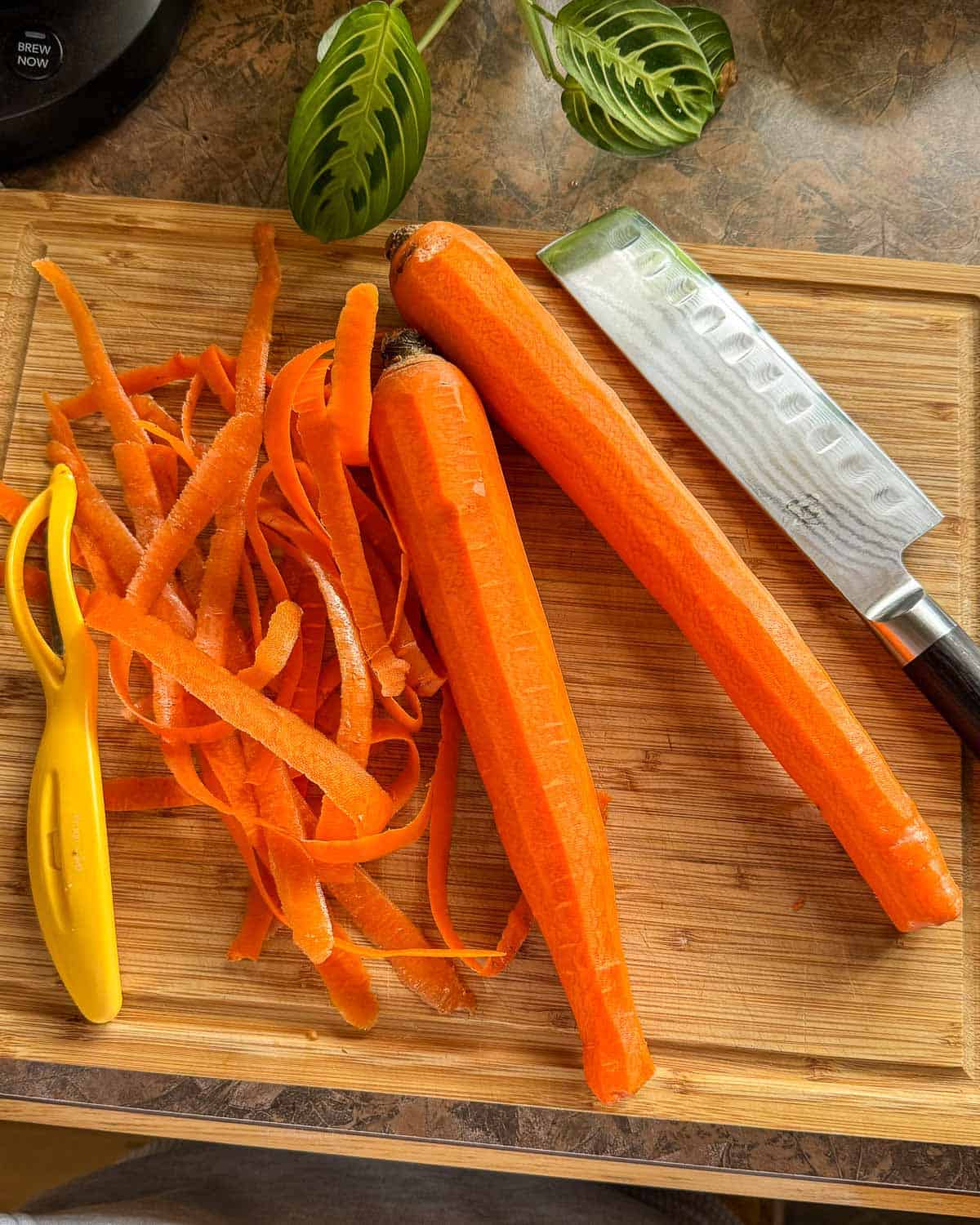 peeled carrots
