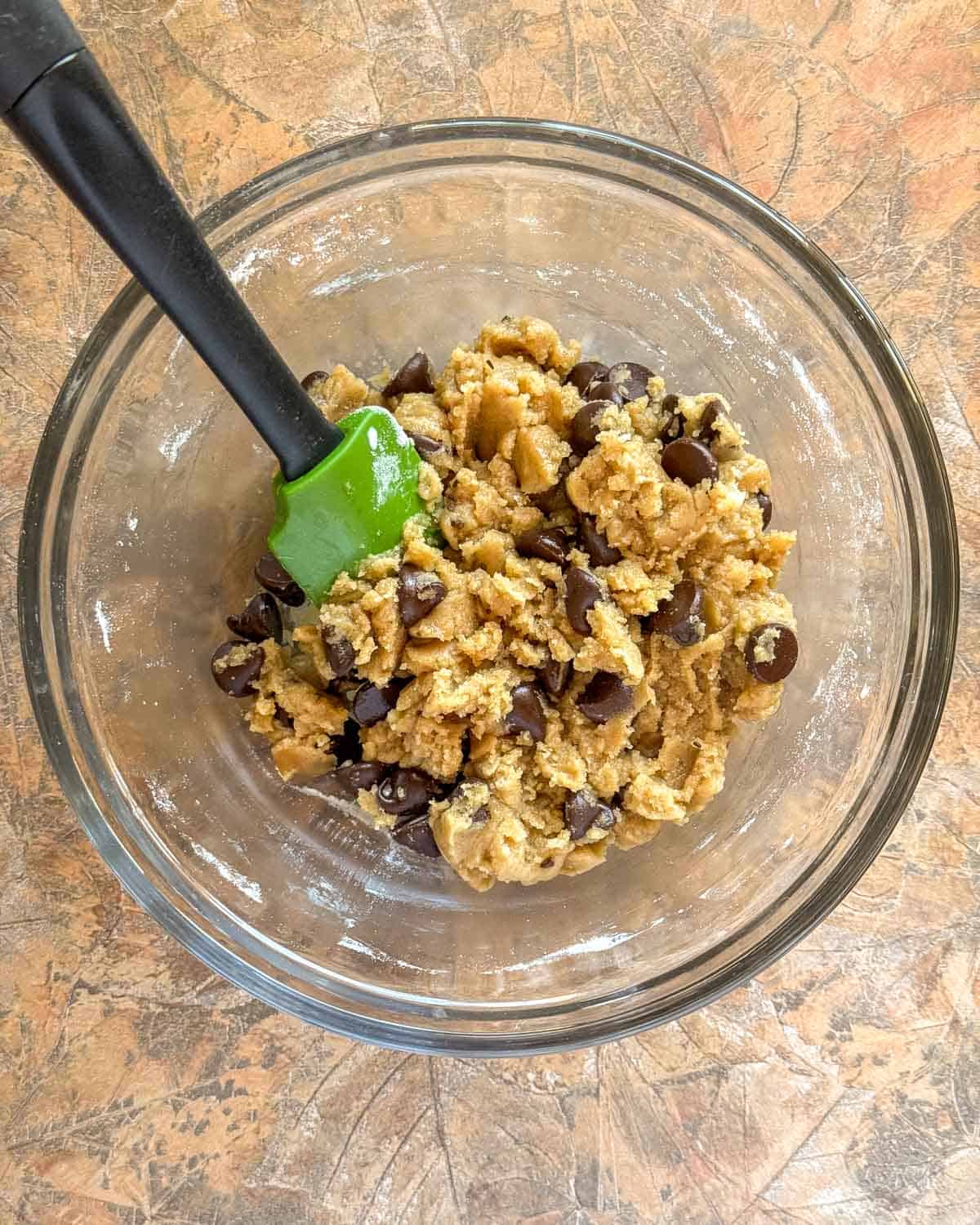 cookie dough in bowl