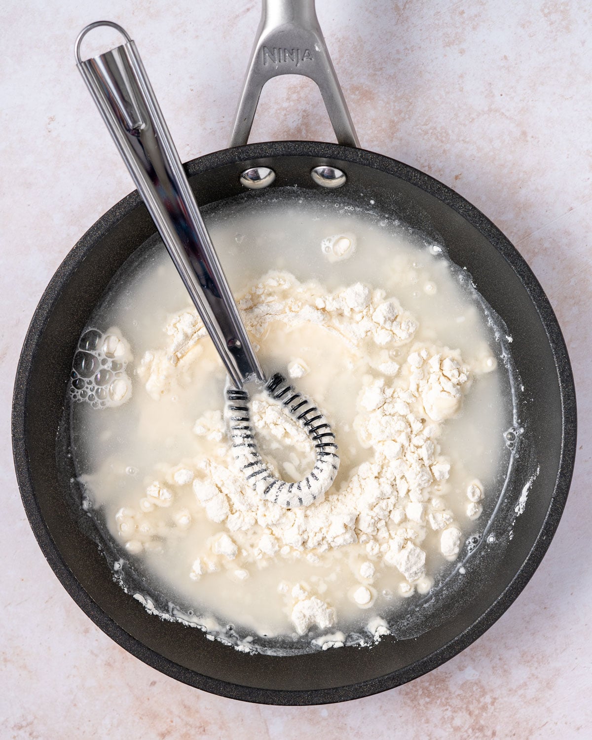 Whisk together ingredients for tangzhong