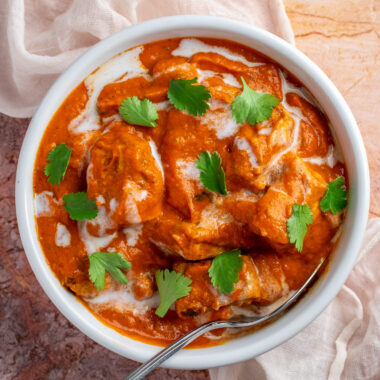 butter tofu in a bowl