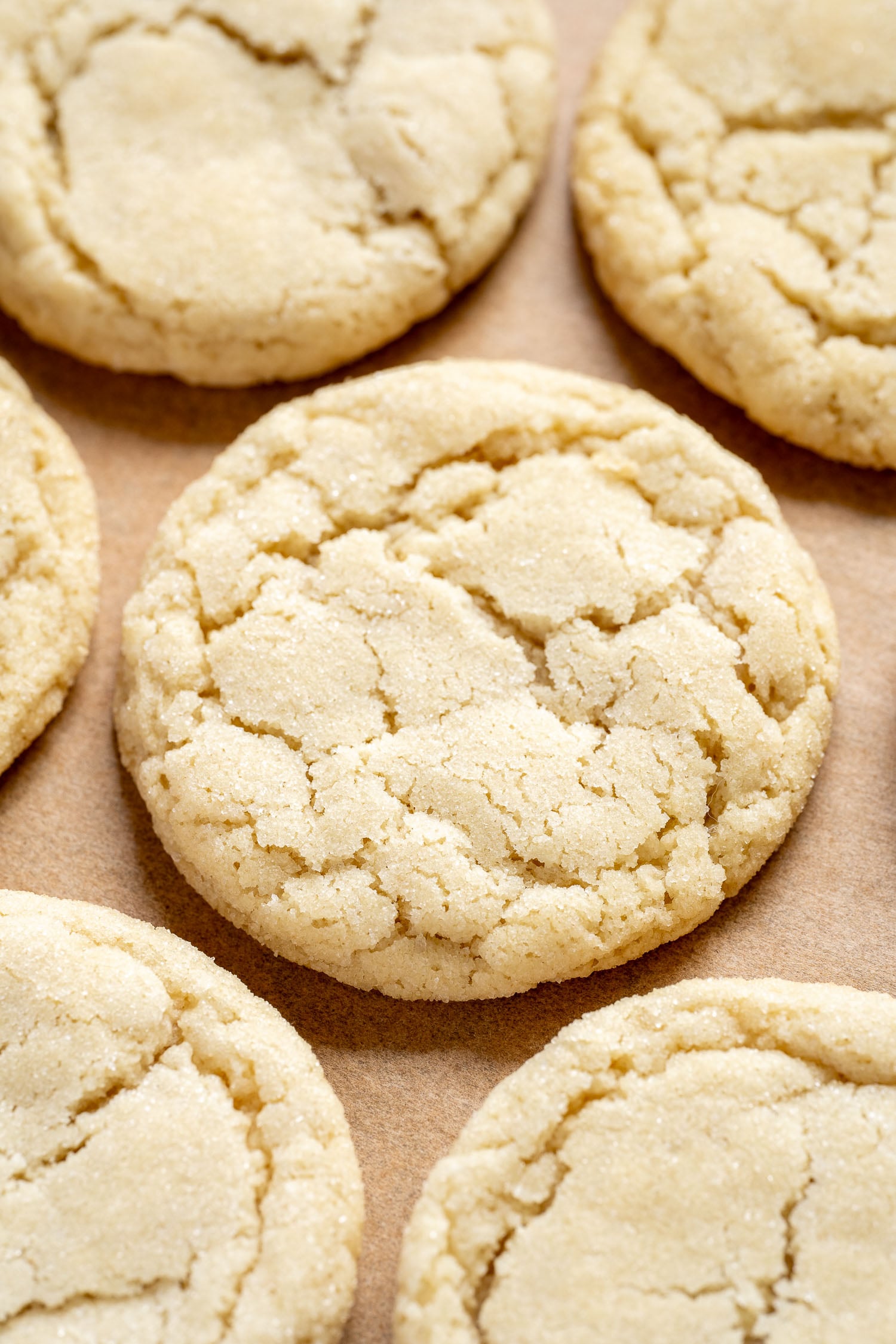 a tray of vegan sugar cookies