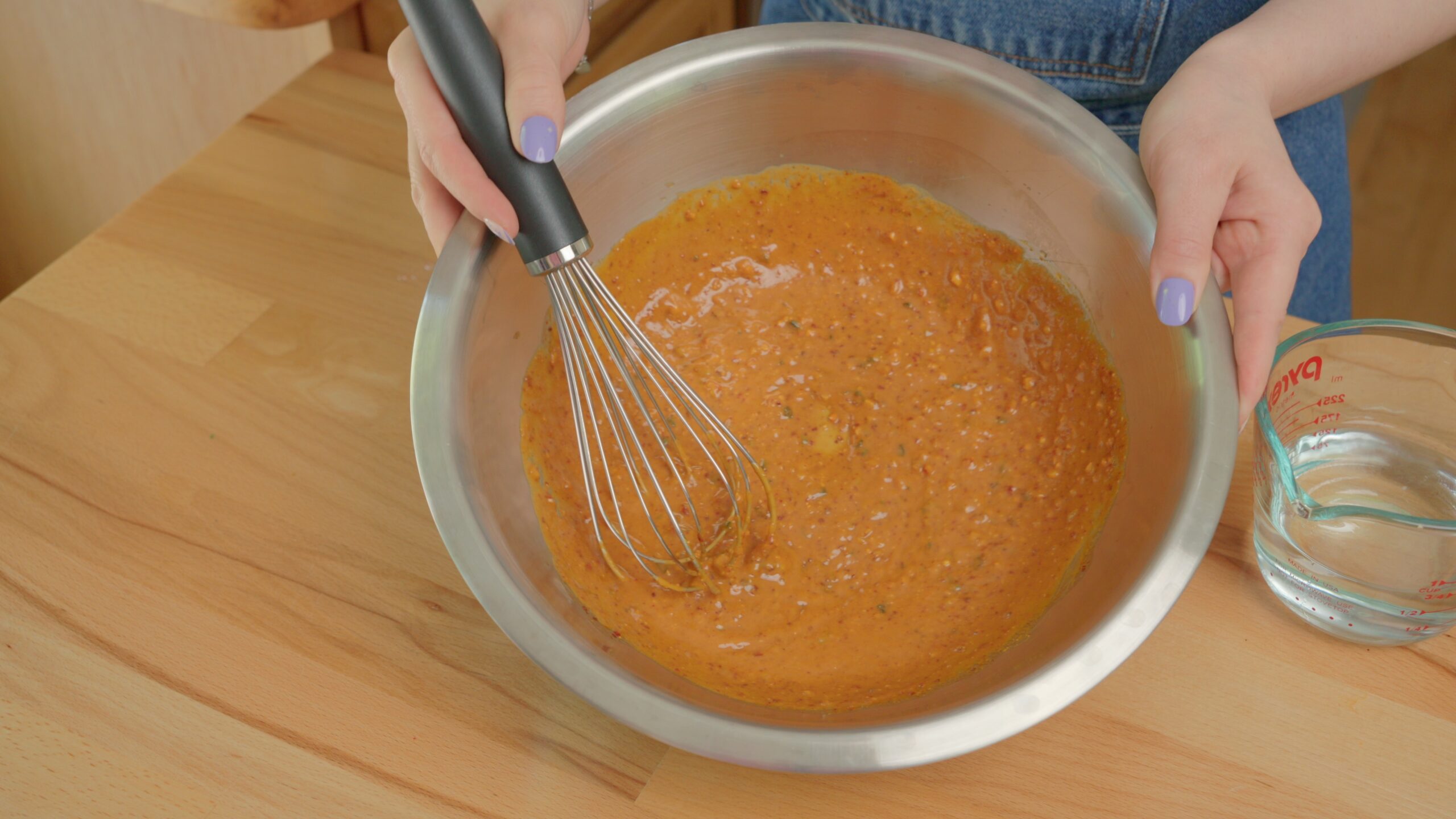 sauce ingredients mixed in a bowl