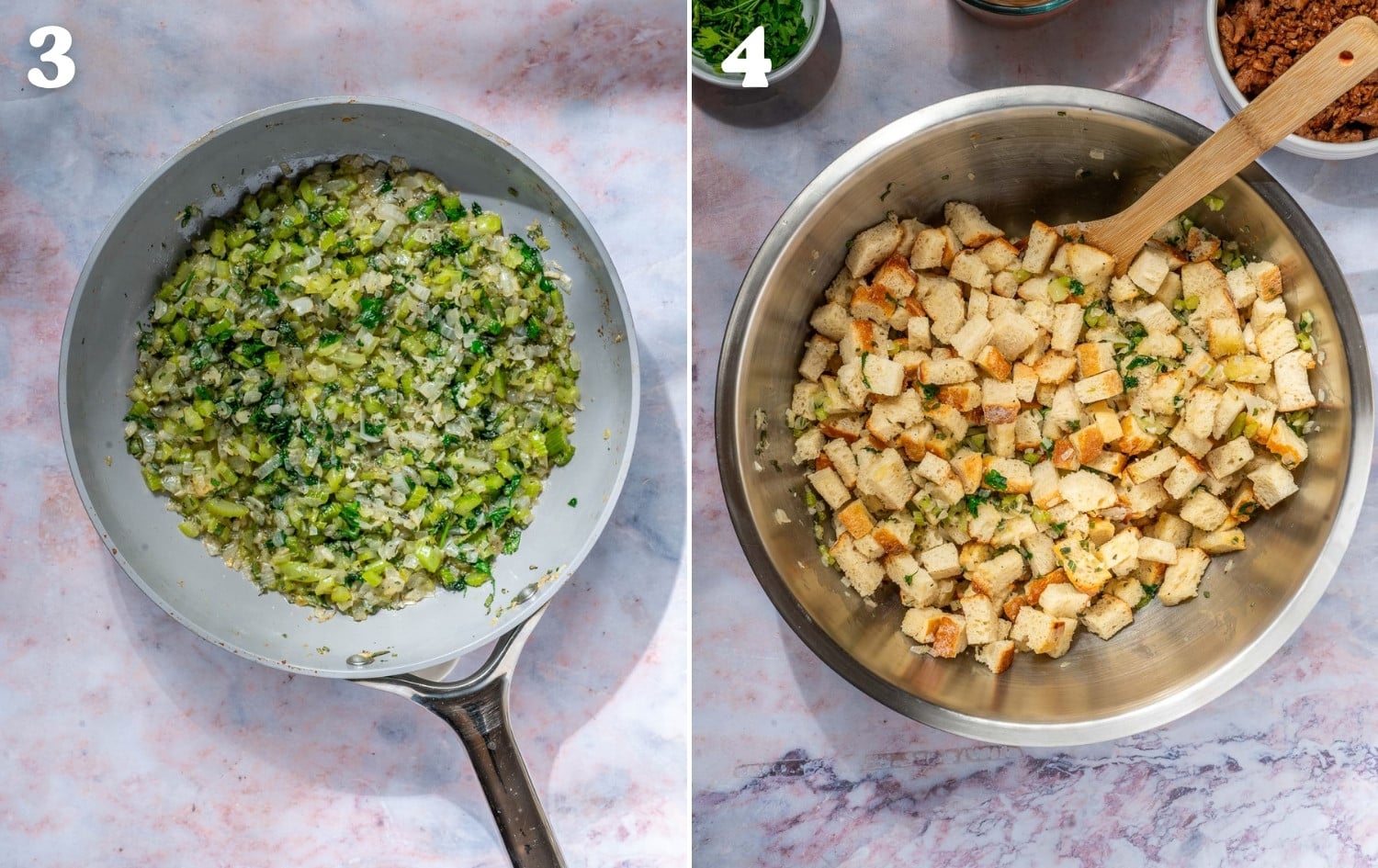 how to make sausage stuffing